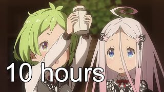 Anime girl shakes a jar for 10 hours