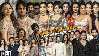 UNCUT -  Vedant Birla & Tejal Grand Wedding Reception | Star Studded | Urvashi Rautela