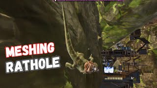 MESHING CRAZY FAT RATHOLE🔫 │ Ark Ascended Small Tribes