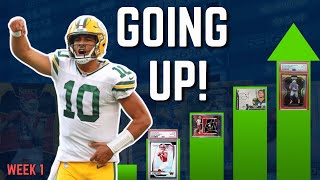Top 10 Players GOING UP in Value - Football Cards - 2025 NFL  Week 1