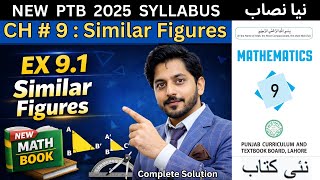 EX 9.1 | Ch 9 Similar Figures | Class 9 Math New PTB 2025 | Full Solution | 9th Maths #9th