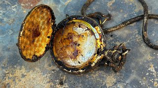 The genius man successfully restoration an extremely rare pocket watch worth 0.5 million dollars.
