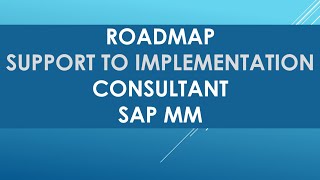 support consultant to implementation consultant roadmap | transform to implementation consultant