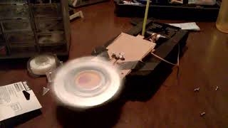 PUSSYTRON 4000 BATTLEBOTS WEAPON SPIN-UP TEST