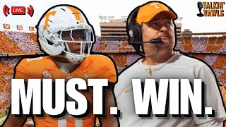 Must. Win. | + Tony Vitello Speaks | Talkin' VAWLS Morning Show | Tennessee Vols Football