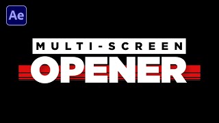 Typography Opener Text Animation in Adobe After Effects CC Tutorial