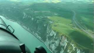 CESSNA racing EUROSTAR BULLET TRAIN. A nocturne.