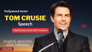 MNG English Speech | Tom Cruise | I promise I will always do everything | English Subtitles.