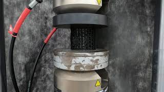 🔬Auxetic Structure Compression testing 3D printed reentrant shape #2