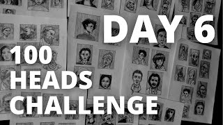 [Day 6] Drawing 100 Heads in 10 Days!!! #100headschallenge