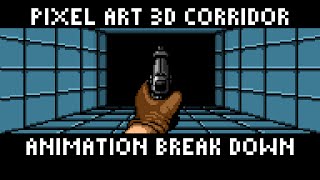 Pixel Art 3D Corridor Animation Breakdown by PXLFLX