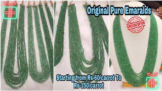 Original Pure Emaralds @Wholesale Price With Certificate 💯💯