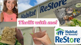 Thrift with me! || Habitat Restore & Goodwill ~ Myrtle Beach, SC ~ Lots of finds at each one!