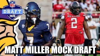 Vikings Double-Down on Defense in ESPN Matt Miller's Latest NFL Mock Draft