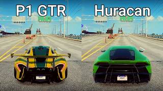 NFS Heat: McLaren P1 GTR vs Lamborghini Huracan - Drag Race