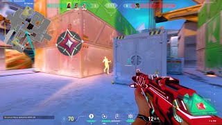 smurfing in HIGH ELO in VALORANT with BEST CROSSHAIR