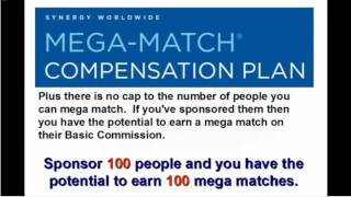 Synergy Worldwide Mega Match Will Skyrocket Your Income