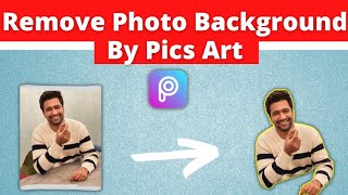 How to remove photo background | in Pics Art | in Hindi | Manish Chopra