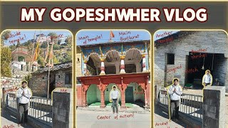 Gopeshwar Diaries : Road trip, temple darshan and crazy friends ⛰️