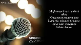 Main agar kahoon/ Bol do Nazara/ Armaan malik &Jonita Gundhi with lyrics cover by #Ove_Mi_Acoustic