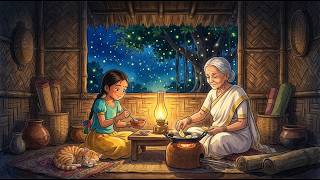 90s Kerala Power Outage ASMR: Ammachi's Cozy Treehouse Night | Desi Ghibli Animation