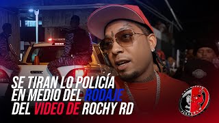 ROCHY RD SE TIRAN LOS POLICIAS EN VIDEO  PALANQUEO OLLE JEY | DETRÁS DE CÁMARA