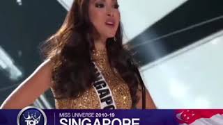 Miss Universe Singapore (2010-2019)!