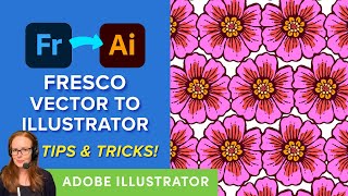 Merge Vector Brush Art in Adobe Fresco and Send to Adobe Illustrator