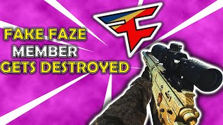 FAKE FaZe Member gets DESTROYED by the next #FAZE5 recruit