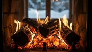 🔥 Relaxing Fireplace with Crackling Fire Sounds – Cozy Ambience | 4K Fireplace Screensaver