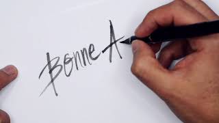 Happy New Year Lettering Intro | Free HD Stock Footage
