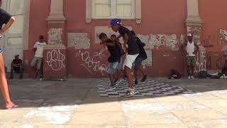 Primeira Batalha do Beco- Dança de rua com os BBoys 5