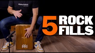 5 ROCK FILLS For Beginner Cajon Players