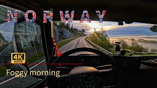 What spring in Norway looks like from a truck driver's perspective POV Truck Driving 