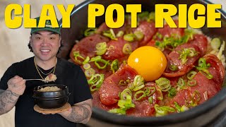 How to Make: Clay Pot Rice with Chinese Sausage / Lap Xuong
