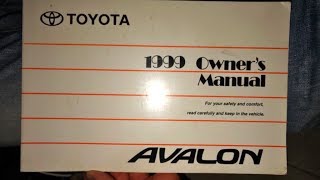 Oozing About in the 1999 Toyota Avalon