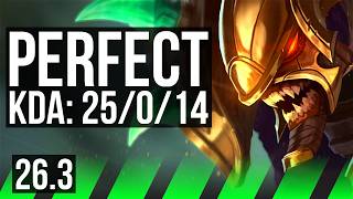 KHA'ZIX vs RENGAR (JGL) | Perfect KDA: 25/0/14, 54K damage | KR Diamond | 26.3