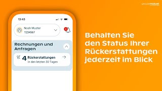 Den Status Ihrer Rückerstattungen jederzeit einsehen