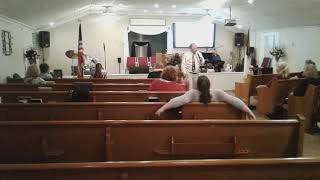 Sun morn mess pastor Derrick Mar 31