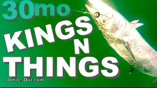 "KINGS N THINGS" King Mackerel offshore kayak fishing Corpus Christi Texas
