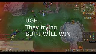 Crazed Runescape Leader Fails by Giving 21 kills to Other Team Loses half the clan -Still Wins 15v37