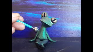 DIY - How To Sculpt A Frog In Clay - Easy and Fun - Great For Beginners