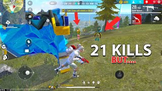 21 KILLS SOLO VS SQUAD BEST GAMEPLAY | GARENA FREE FIRE
