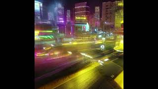 Stable Diffusion Animation - Cyber City
