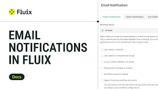 1.5 Email Notifications in Fluix