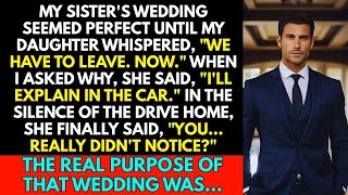 My daughter whispered  we have to leave NOW     Then I discovered the real purpose of that wedding