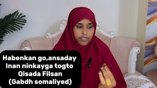 HABENKAN GO,ANSADAY INAN NINKAYGA TOGO QISADA FILSAN(G.SOMALIYED)@sawdamqaalib 