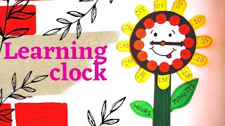 Learning clock ll clock making for kids ll maths activity
