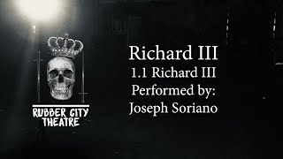 Shakespeare in the Living Room Series: Richard III by Joe Soriano