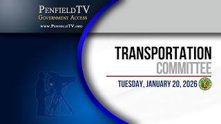 Transportation Committee Meeting: 01/20/2026